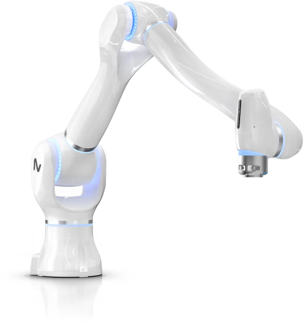 MAiRA Robot from robotics reference on the floor white background